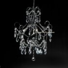 European crystal chandelier 3d model .