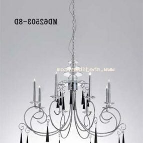 Model 3d Lampu Lilin Candelier Zaman Pertengahan