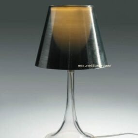 โคมไฟตั้งโต๊ะแบบใส Modernism 3d