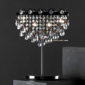 Luxury Crystal Table Lamp 3d model