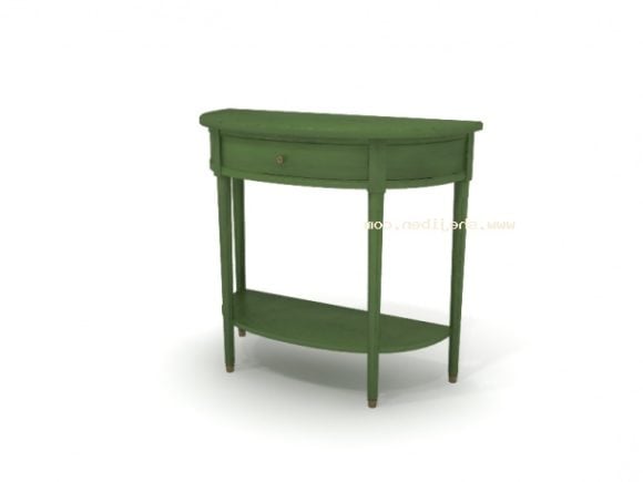 Green Wall Console Table