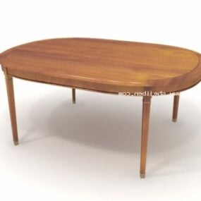 שולחן מחשב שולחן עץ עתיק דגם תלת מימד