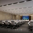 Large Hall Conference Space Interior Scene