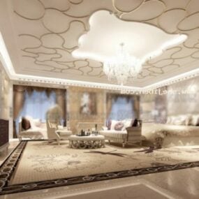 Premium Hotel Interior Scene 3d model