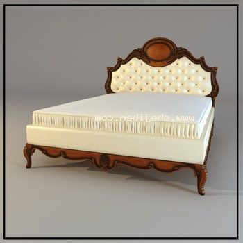 European Double Bed With Mattress
