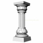 Roman column 3d model .