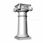 Roman Classic Stone Column V1