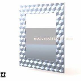 3d модель декоративної рами дзеркала для ванної кімнати