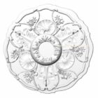 Ceiling Plaster Round Carving Decoration
