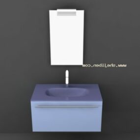 Model 3D małej umywalki