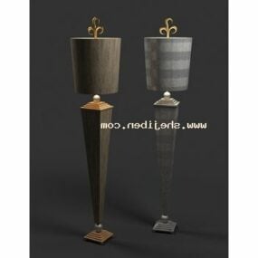 Floor Lamp Modern Vase Base 3d model