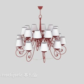 American Classic Chandelier 3d-modell