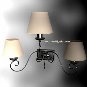 Wall Lamp Antique Lighting Fixtures 3d model
