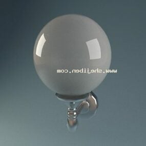 Wall Lamp Sphere Shade Lighting Fixtures 3d model