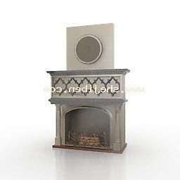 Portable Fireplace 3d model