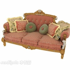 European Royal Classic Sofa 3D model