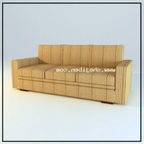 Modernes Sofa-Textilfinish 3D-Modell