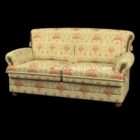Καναπές με δύο καθίσματα Vintage μοτίβο