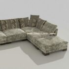 Grey Velvet Sofa Corner