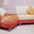 Тканина дивана стилізована у формі