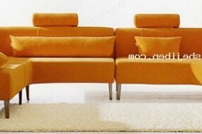 ספה מקלט דגם תלת מימד Vintage Texture