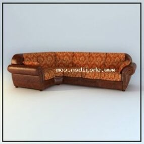 Sofa Leather Fabric Material 3d model