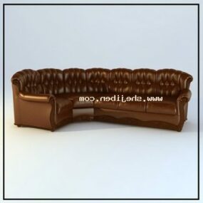 Sofa Leather 3d model