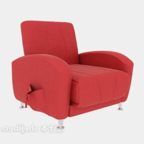 3d модель односпального дивана крісла модерн