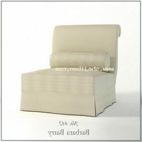 现代休闲单人沙发椅3d模型
