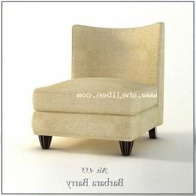 Restaurang Casual Single Chair 3d-modell