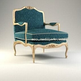 Antique Armchair Upholstery 3d model