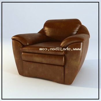 Sofa Armchair Brown Leather