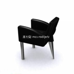 Fotel sześcienny tapicerowany Model 3D