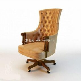Boss Chair Leather Material 3d model