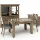 Китайский повседневный обеденный стол и стулья