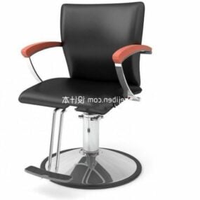 Leather Hair Salon Chair 3d model