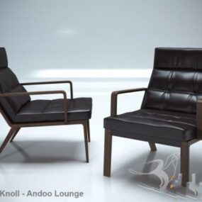 Leather Office Chair Modern Shaped 3d model