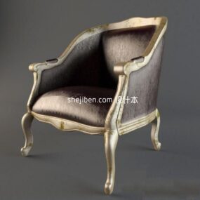 Fotel salonowy lub barowy Model 3D