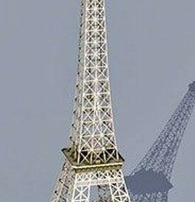Eiffeltårnet 3d-modell