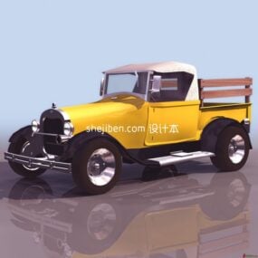 Classic Pickup Car 3d model