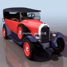 3d модель європейського класичного автомобіля