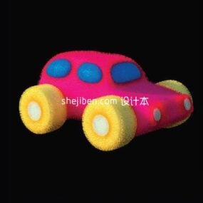 Modelo 3d de carro de brinquedo infantil