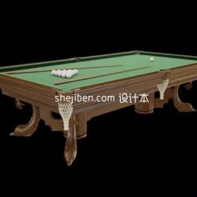 Pool Table Classic Leg 3d model