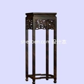 Model 3D chińskiego klasycznego stojaka