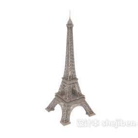 Model 3d Patung Menara Eiffel
