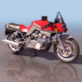 Modelo 3d de motocicleta Honda