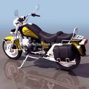 Motorcycle Classic Style 3d model