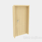 Solid wood mother door 3d model .