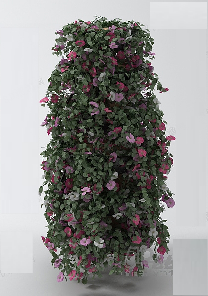 Arbustos verticales de estante de flores