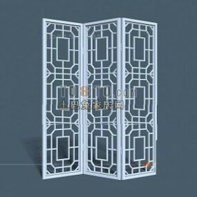 Chinese Partition Cnc Style 3d model
